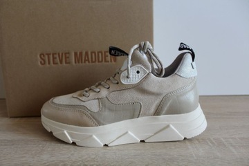 Buty sneakersy damskie Steve Madden beżowe 39