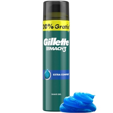 GILLETTE ŻEL DO GOLENIA MACH3 EXTRA COMFORT DUŻY 240ml