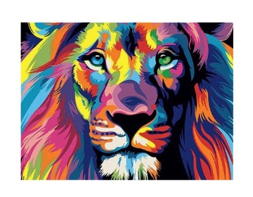 LEW HAFT DIAMENTOWY Diamond Painting 5D 30x40 MOZAIKA DIAMENTOWA HOBBY