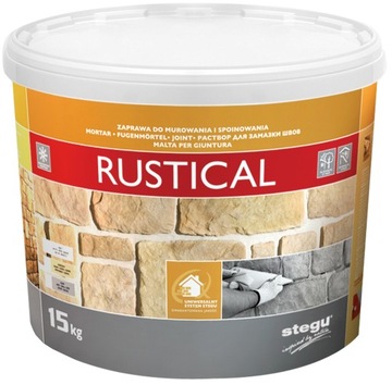 Stegu Rustical Fuga elastyczna zaprawa 15kg Kolory