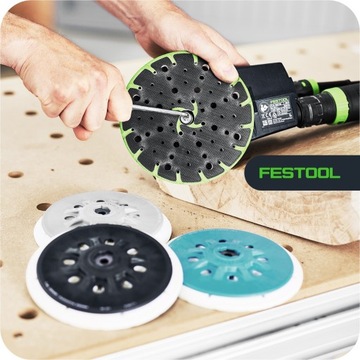 Шлифовальный диск для эксцентриковой шлифовальной машины FESTOOL на липучке 150 мм
