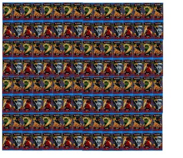ZESTAW 50 SASZETEK Z KARTAMI LEGO NINJAGO seria 6 250 KART WYSPA WYPRZEDAŻ