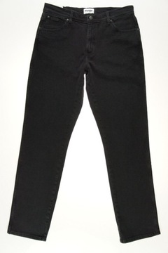 WRANGLER TEXAS SLIM W36 L34 Czarny Jeans 36/34