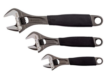 BAHCO Zestaw 3 kluczy nastawnych Serii 90 ERGO ADJUST 3-90