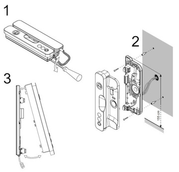 АНАЛОГОВЫЙ ИНТЕРФОН UNIFONE 4,5,6 ПРОВОДОВ URMET 1140/41