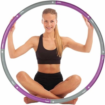 ODCHUDZAJĄCE HULAHOP KOŁO SKŁADANE HULA HOOP MIARA