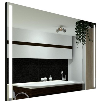 Lustro LED łazienkowe Paris obudowa 80x60 cm