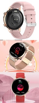 SMARTWATCH ZEGAREK SPORTOWY SMARTBAND PULS SPORT PRO FIT AMOLED DAMSKI SMS