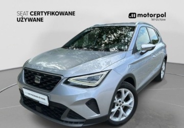 Seat Arona Crossover Facelifting 1.0 TSI 110KM 2023 Seat Arona FR Pakiety, FV 23, Tempomat, GPS, Ambiente, Kamera, BEATS, Sal