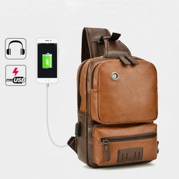 МУЖСКАЯ НАСТЕННАЯ СУМКА, КЛАССИЧЕСКИЙ РЮКЗАК, USB
