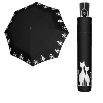 Parasolka damska składana mini parasol koty automatyczny na PREZENT Doppler