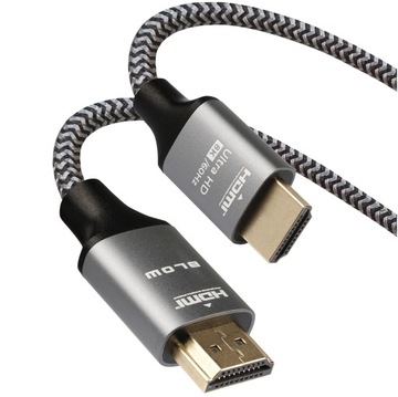 ПРОЧНЫЙ КАБЕЛЬ РАЗЪЕМ HDMI — КАБЕЛЬ HDMI ПЛЕТЕННЫЙ 8K 4K 2M ULTRA HD HQ