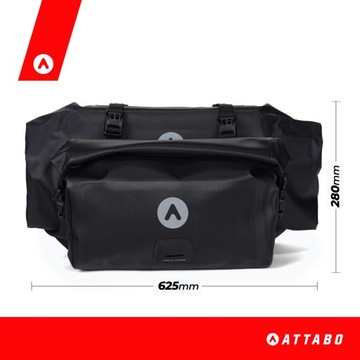 ATTABO САНИТАРНАЯ ВЕЛОСИПЕДНАЯ СУМКА НА РУЛЬ, НАБОР ИЗ 2 ШТ.