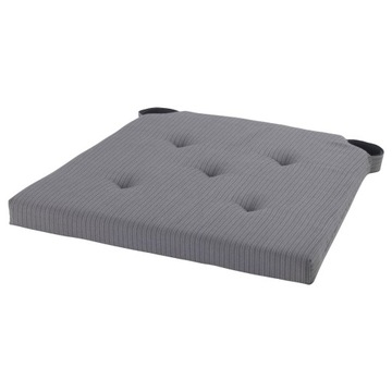 IKEA JUSTINA poduszka na krzesło 42x40cm szary