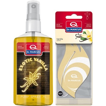 Perfumy do samochodu Exotic Vanilla 75ml + Zawieszka