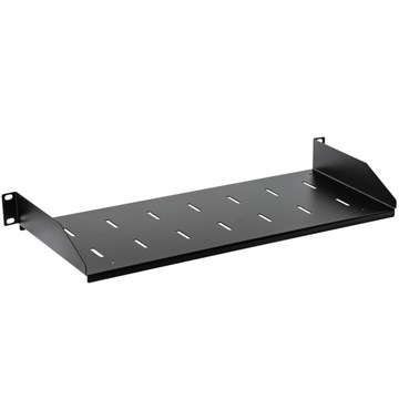 Półka do szafy Rack 19'' 1U 200mm czarny STALFLEX