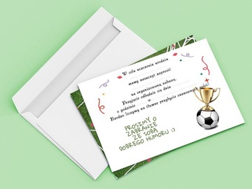 ПРИГЛАШЕНИЕ ФУТБОЛИСТ НА ДЕНЬ РОЖДЕНИЯ РЕБЕНКА + БЕСПЛАТНЫЙ КОНВЕРТ