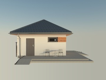 Projekt Garażu na zgłoszenie 35m2 bez pozwolenia