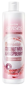 avon Kremowy ŻEL Mleko Kokosowe i Maliny 400 ml