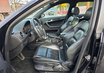 Audi A3 8P Hatchback 3d 2.0 TDI PD 140KM 2005 Audi A3 Sportback 2.0DieselQUATTROZarejestrowana w Polscekomplet alufelg, zdjęcie 11