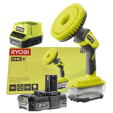 ВРАЩАЮЩАЯСЯ МОЮЩАЯ ЩЕТКА 18В Ryobi ONE+ R18CPS 2Ah