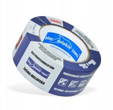 TAŚMA MALARSKA NIEBIESKA PAPIEROWA 48mm x 50m BLUE DOLPHIN
