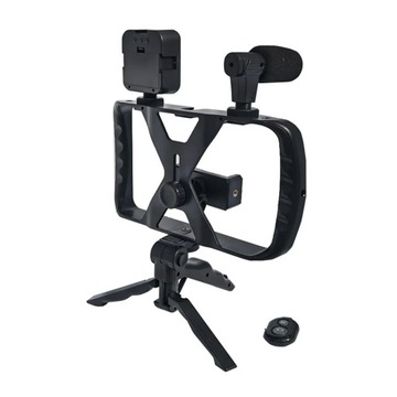 Zestaw/uchwyt selfie z pilotem na bluetooth tripod do transmisji na żywo z