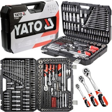 ZESTAW KLUCZY 216 el KLUCZE NASADOWE YATO YT-3884