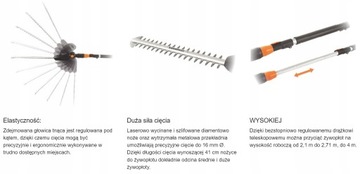 Кусторезы Grizzly STRONG Deltafox DG-CHT 1845 СТРЕЛА + 2 АККУМУЛЯТОРА