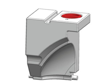 Бак для чистой и грязной воды 65л и 28л для колесной арки VW T6 T5