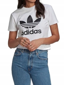 KOSZULKA damska ADIDAS TREFOIL t-shirt biały GN2899 40 L