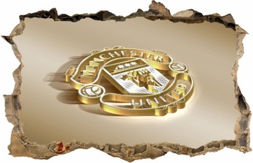MANCHESTER UNITED LOGO Naklejka ścianę 50x33 #130