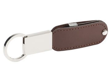 PENDRIVE REKLAMOWY USB z logo skórzany PDv-25 128GB USB3.0 Z GRAWEREM 10SZT