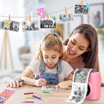 МАЛЕНЬКИЙ ДЕТСКИЙ ФОТОПРИНТЕР С BLUETOOTH-КАМЕРОЙ 32 ГБ