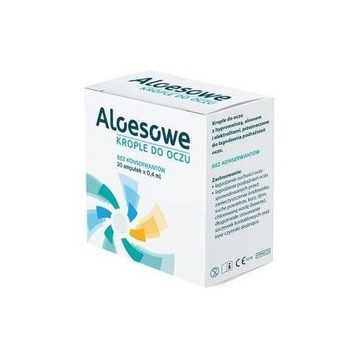 Aloesowe krople do oczu, 20 ampułek x 0,4 ml