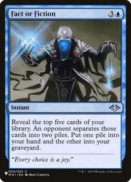 Karta Magic: The Gathering Fact or Fiction The List