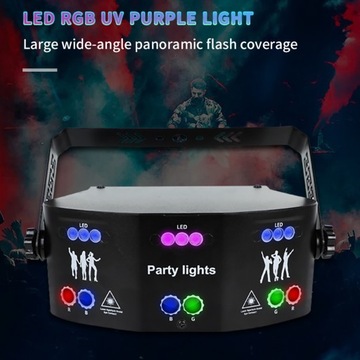 15-глазая лазерная сценическая лампа DMX512