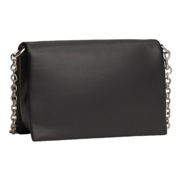 CALVIN KLEIN TOREBKA DAMSKA MICRO MONO CHAIN EW FLAP25 CZARNA