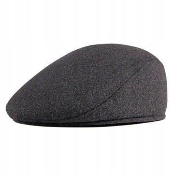 beret kaszkiet męski gatsby nauszniki 56-58cm