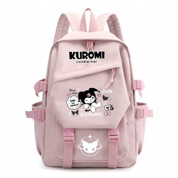 Kawaii Sanrio Kuromi My Melody Młodzieżowy plecak