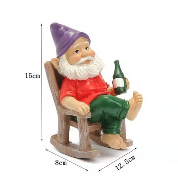 САДОВЫЙ ГНОМ ФИГУРКА УКРАШЕНИЕ ИНТЕРЕСНЫЙ ОРНАМЕНТ