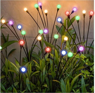 2 шт. СОЛНЕЧНАЯ ЛАМПА FIREFLY SWING BALL SARDEN BALL 10LED