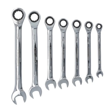 Faster Tools Očkoploché klíče s ráčnou 7ks 8 19