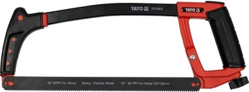 PIŁA RAMKOWA 300mm DWUSTRONNY BRZESZCZOT YATO