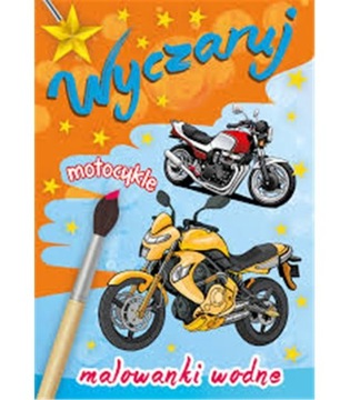 Kolorowanka wodna Wyczaruj motocykle BL