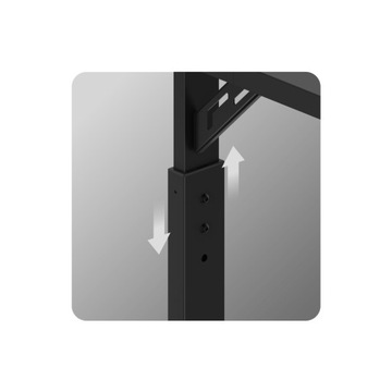 Игровой стол HUZARO Hero 2.6 Black с регулируемой высотой + PAD
