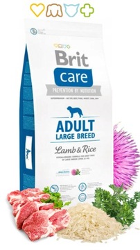 BRIT CARE Dog Hypoallergenic Adult Large Breed Lamb 12kg