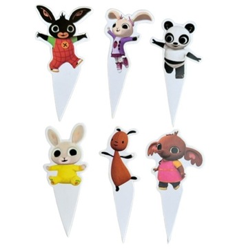 ТОППЕРСЫ RABBIT BING Sula Flop Кокосовые кексы для торта Маффины на день рождения 6 шт.