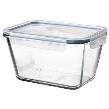 IKEA 365 POJEMNIK +POKRYWKA prost szkło/plast 1,8l