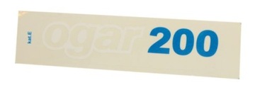 Naklejka pokrywy bocznej Romet OGAR 200 niebieska